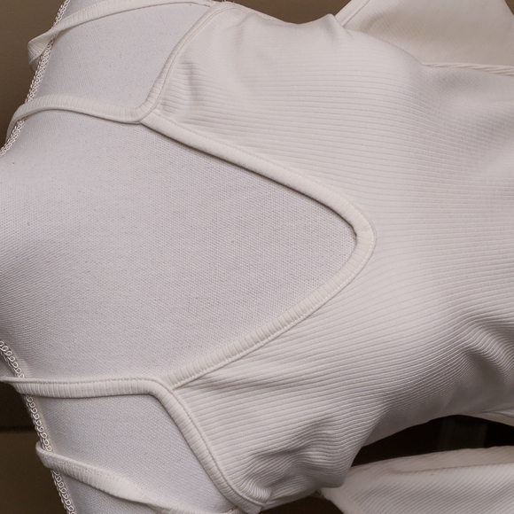 NWOT Cream mini dress size M - Picture 2 of 9